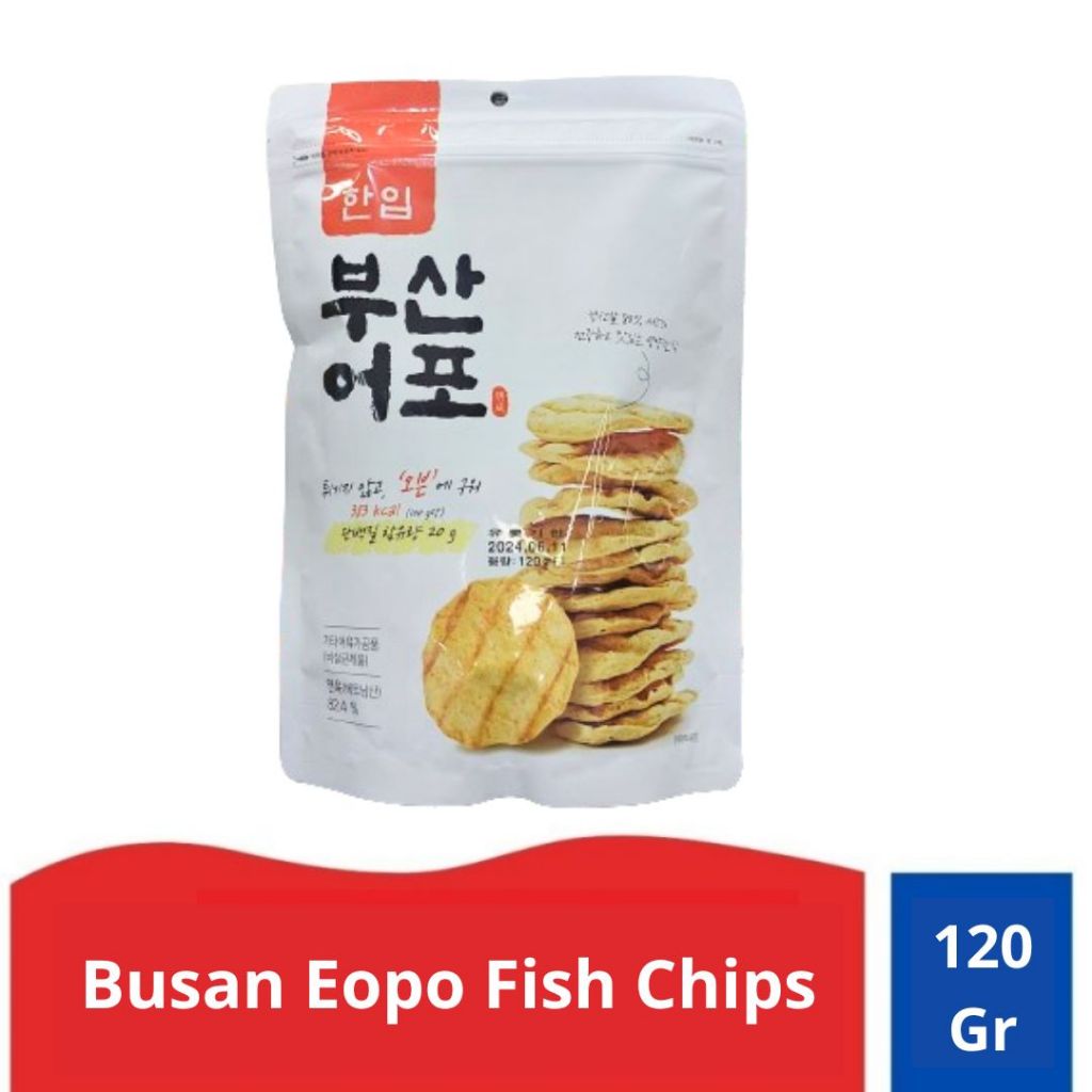 

Busan Eopo Fish Chips/Kerupuk Ikan Korea 120Gr