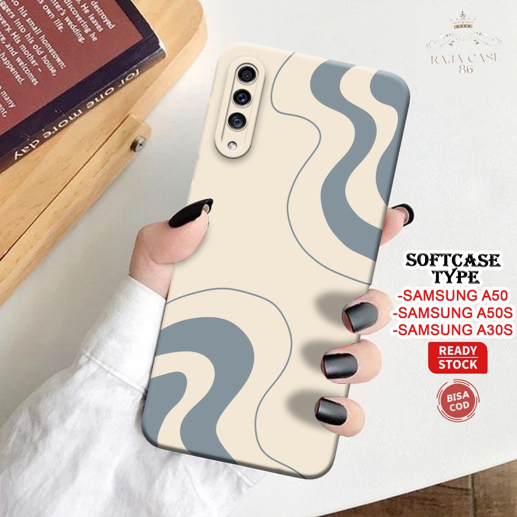 Case Samsung A50 / A50s / A30s - Rajacase - Casing Hp Samsung A50 A50s A30s - Motif case Abstrak - P