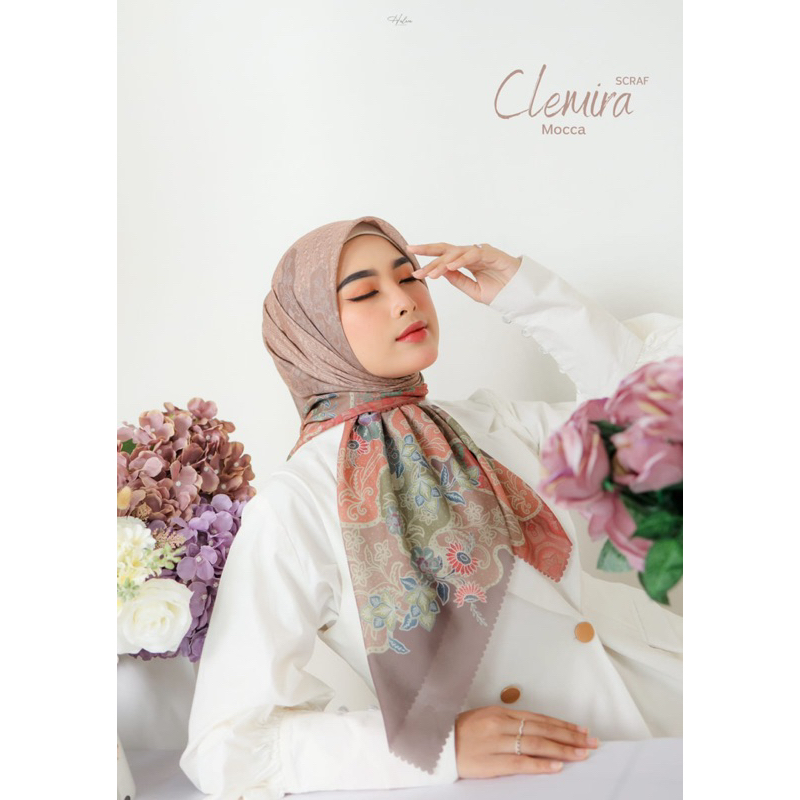 SCARF HALWA APPAREL, CLEMIRA SCARF /POLENE SCARF / SERUNI SCARF  /  BELEZZA SCARF ( Segiempat by hal