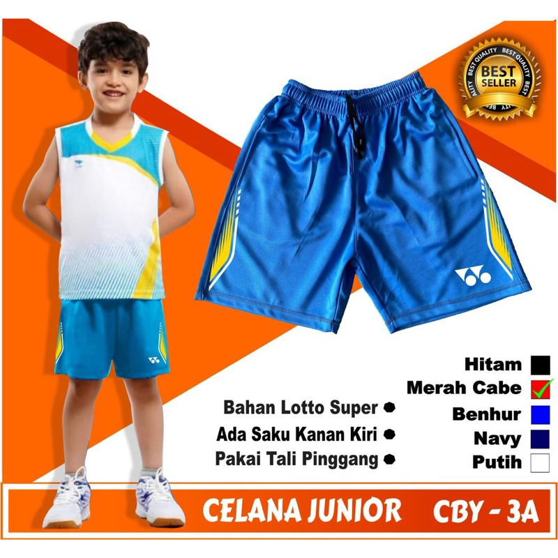 Celana badminton anak celana olahraga bulutangkis junior