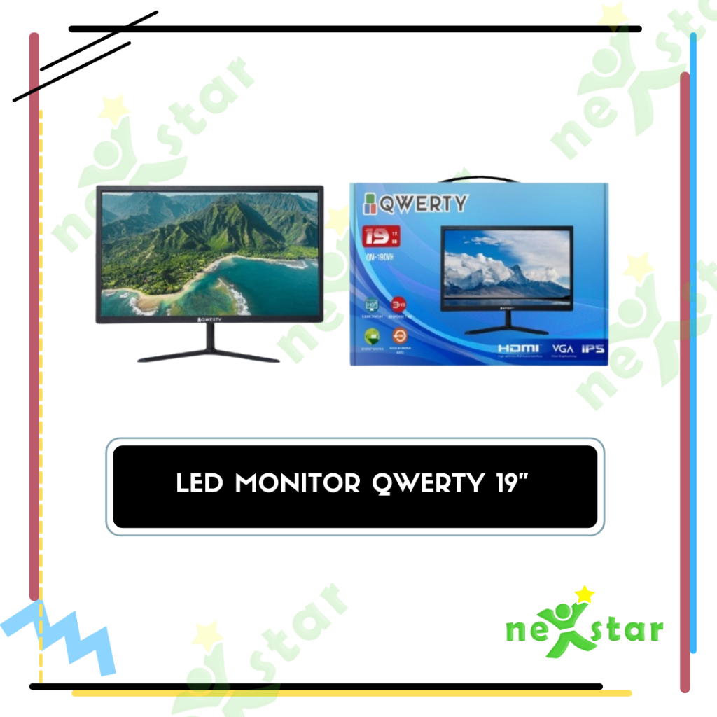 LED Monitor QWERTY 19" QM-190VH