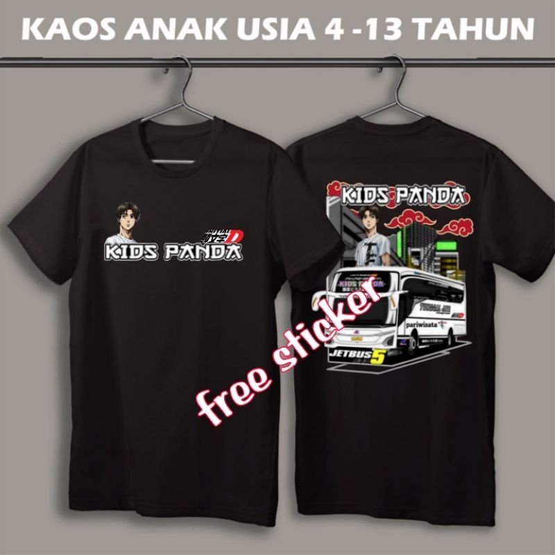 Baju Kaos Anak Kid panda takumi jb5 | baju anak umur 3-14 thn | kaos anak kids panda asyrof jb3 | Bu