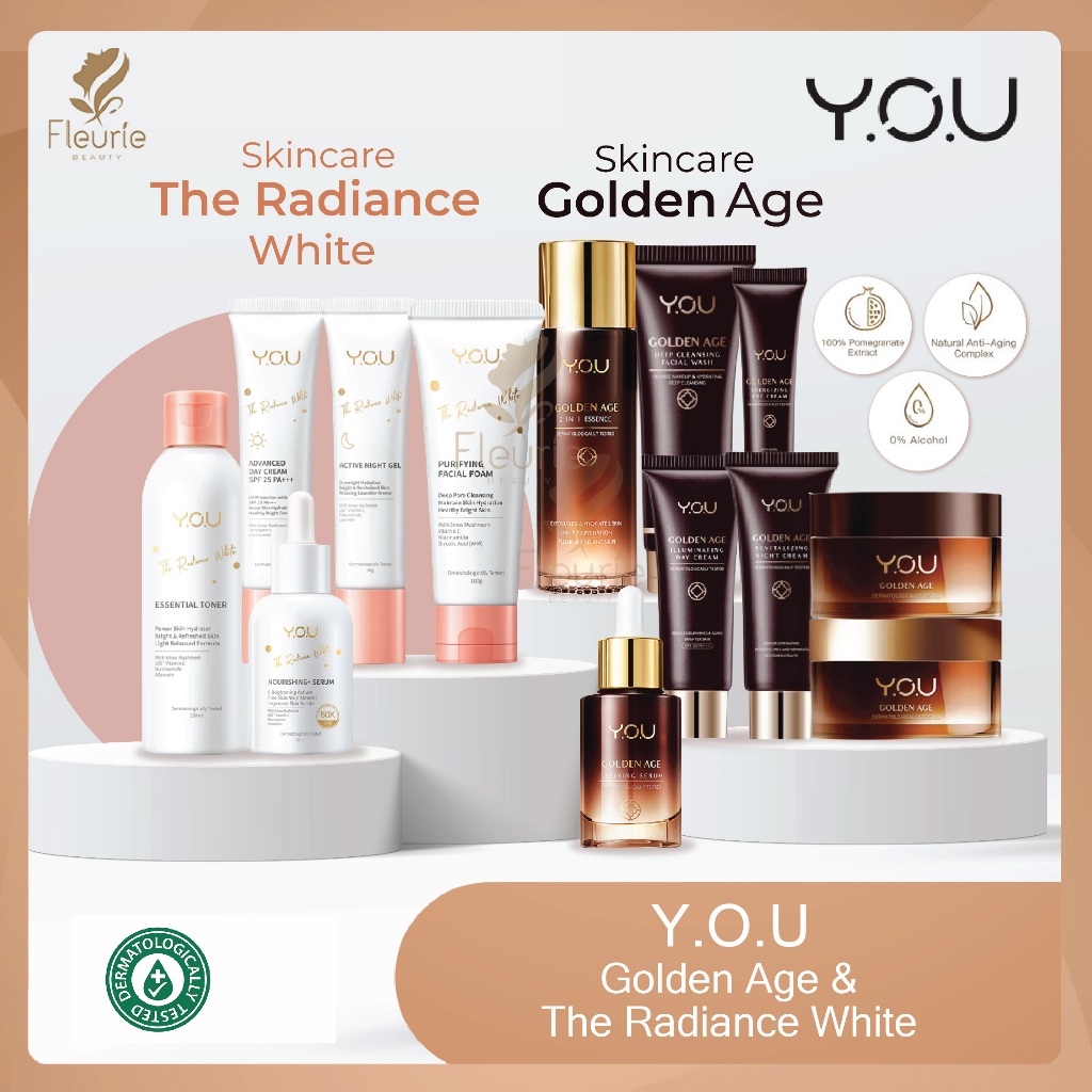 YOU Skincare Golden Age Series / The Radiance White Series