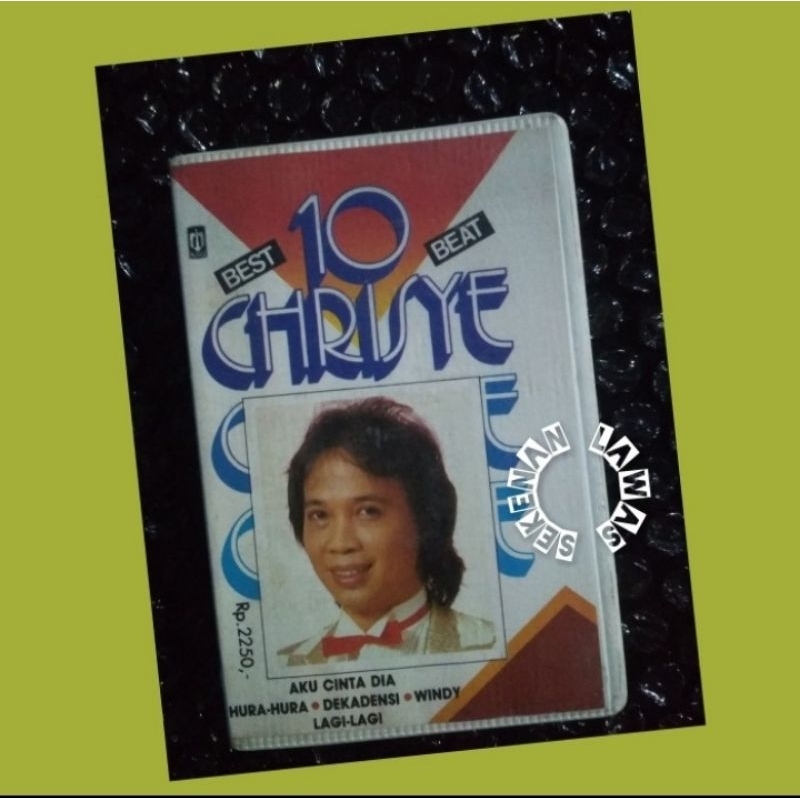 Kaset Chrisye - 10 Best Beat (Cover Belakang Ada Coretan)