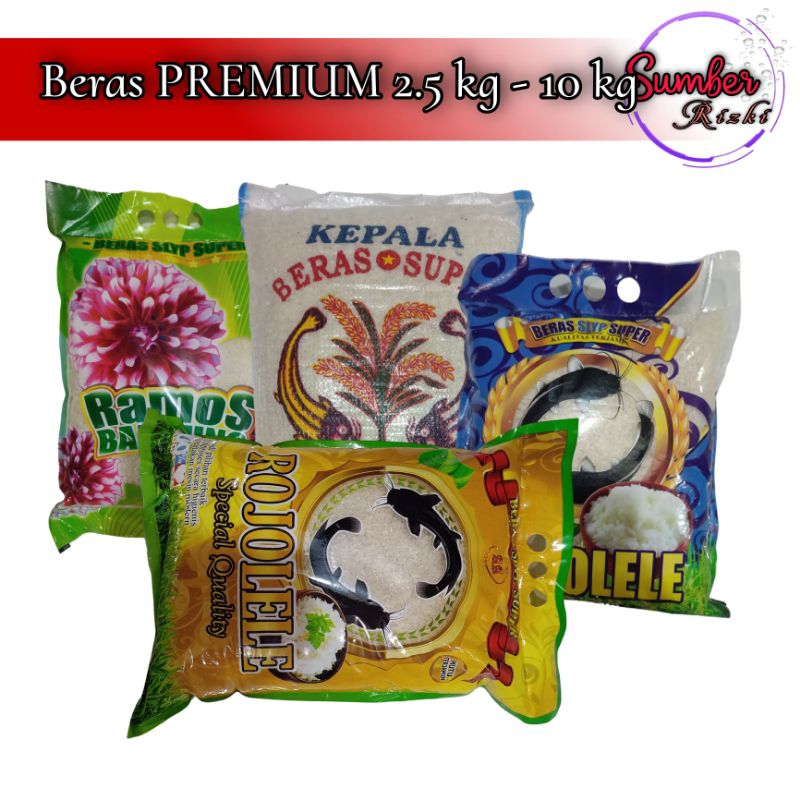 Beras PREMIUM Pulen 5kg/10kg enak