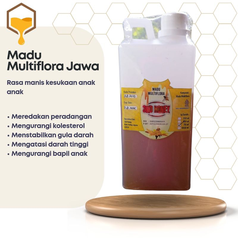 

Madu Murni Multiflora Jawa Garansi 100% - Ukuran 1kg