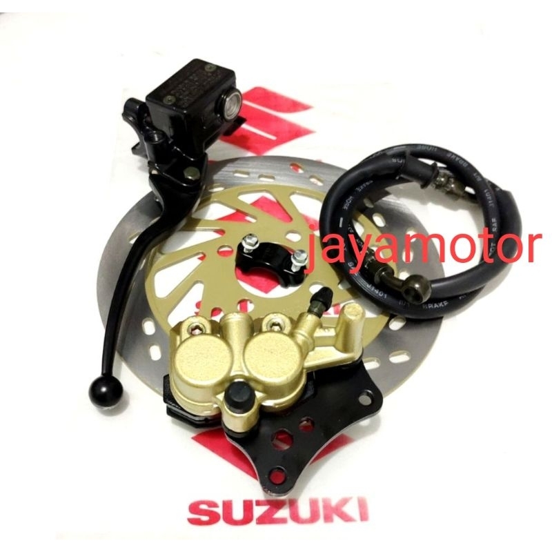 selang rem+piringan+master rem+kaliper depan Suzuki Skywave 125