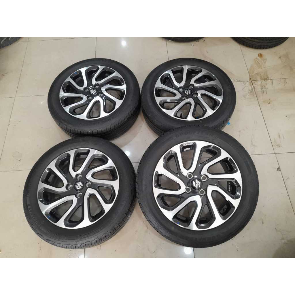 VELG MOBIL BEKAS ORI COPOTAN STD BALENO R16X6 4X100 BAN GY 195 55 R16 2023