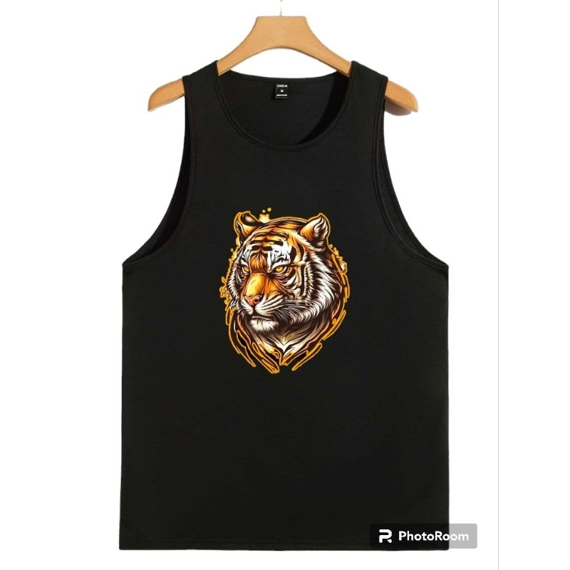 singlet cowok pria dewasa tanktop lekbong pria dewasa tanpa lengan motif macan