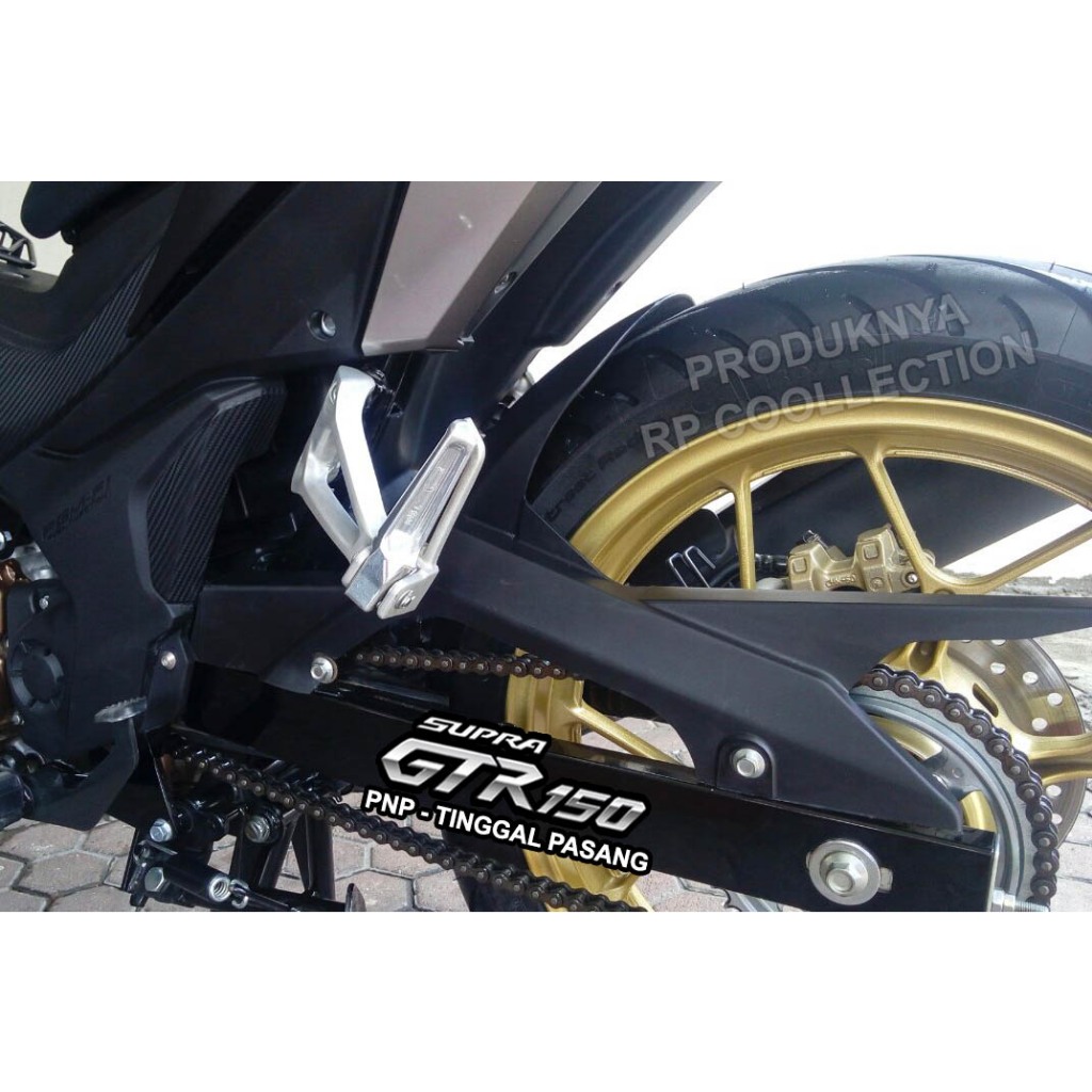 Spakbor Kolong Supra GTR 150 Karya Anak Bangsa  Hugger Mudguard Pelindung Monoshock Aksesoris GTR