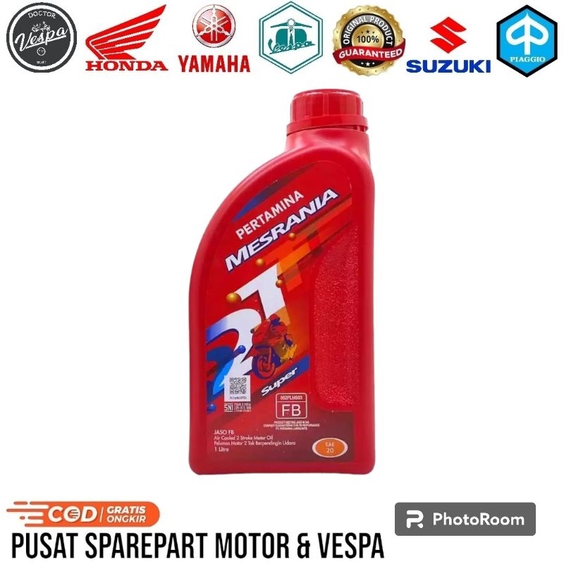 (ORIGINAL) Oli Samping Mesran 2T 1000ml