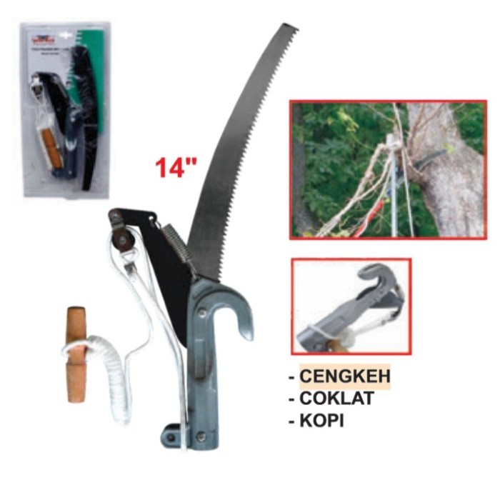 

Gunting Cengkeh 14" WIPRO Gunting Dahan Gergaji Ranting Coklat Kopi