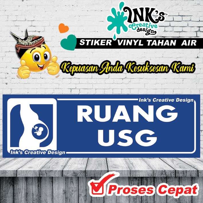 

Stiker Ruang USG - Rumah Sakit - Laboratotium - Klinik Bersalin - Dokter Kandungan - Spesialis kandungan