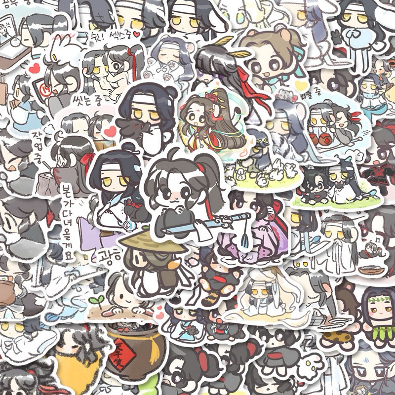 

[Ready Stock] Stiker Cute Version TGCF & MDZS | Tian Guan Ci Fu 天官赐福 | Mo Dao Zu Shi 魔道祖师 | Stickers