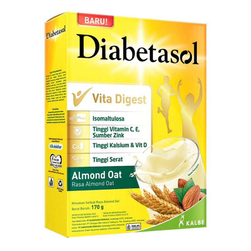 

Diabetasol Minuman Serbuk 170 g | Diabetasol Susu Bubuk 170gr