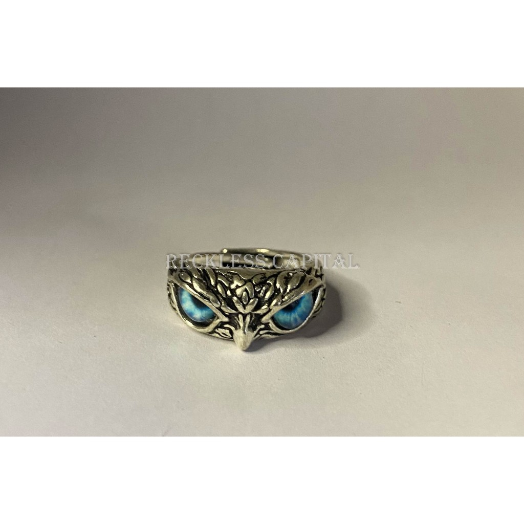 Owl Ring - Cincin Titanium Pria Wanita / Cincin Keren Cowok keren unisex/ Cincin Couple / Ring / Rin