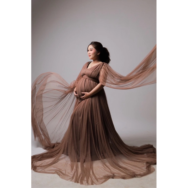 FOR RENT/DISEWAKAN DRESS MATERNITY | DRESS PREWED | GAUN MATERNITY | GAUN PREWED