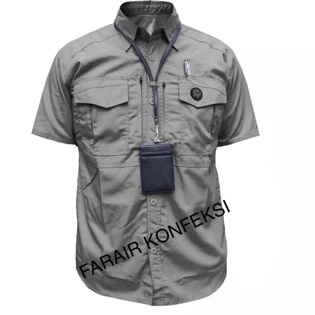 KEMEJA TACTICAL LENGAN PENDEK / BAJU KEMJA TACTICAL PDL LENGAN PENDEK / KEMEJA KANTOR / SERAGAM KEME