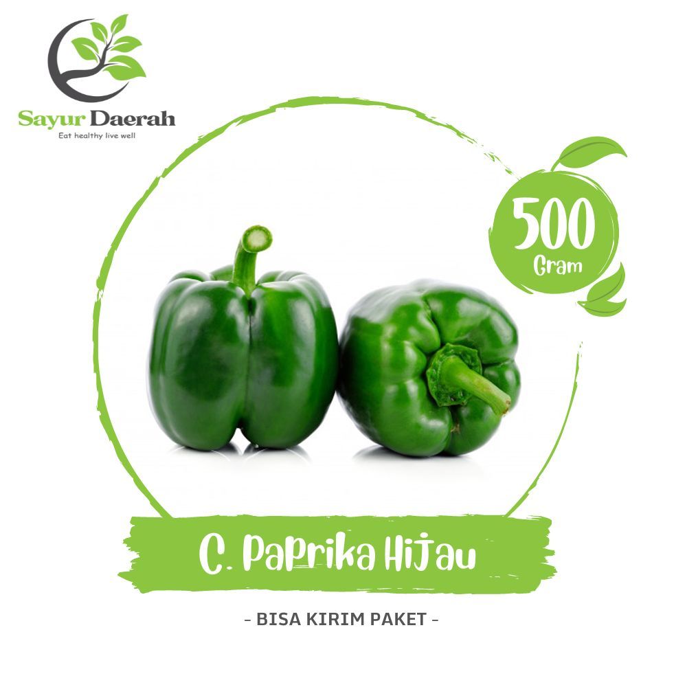

Cabai Paprika Hijau 500 Gr | Sayur Daerah