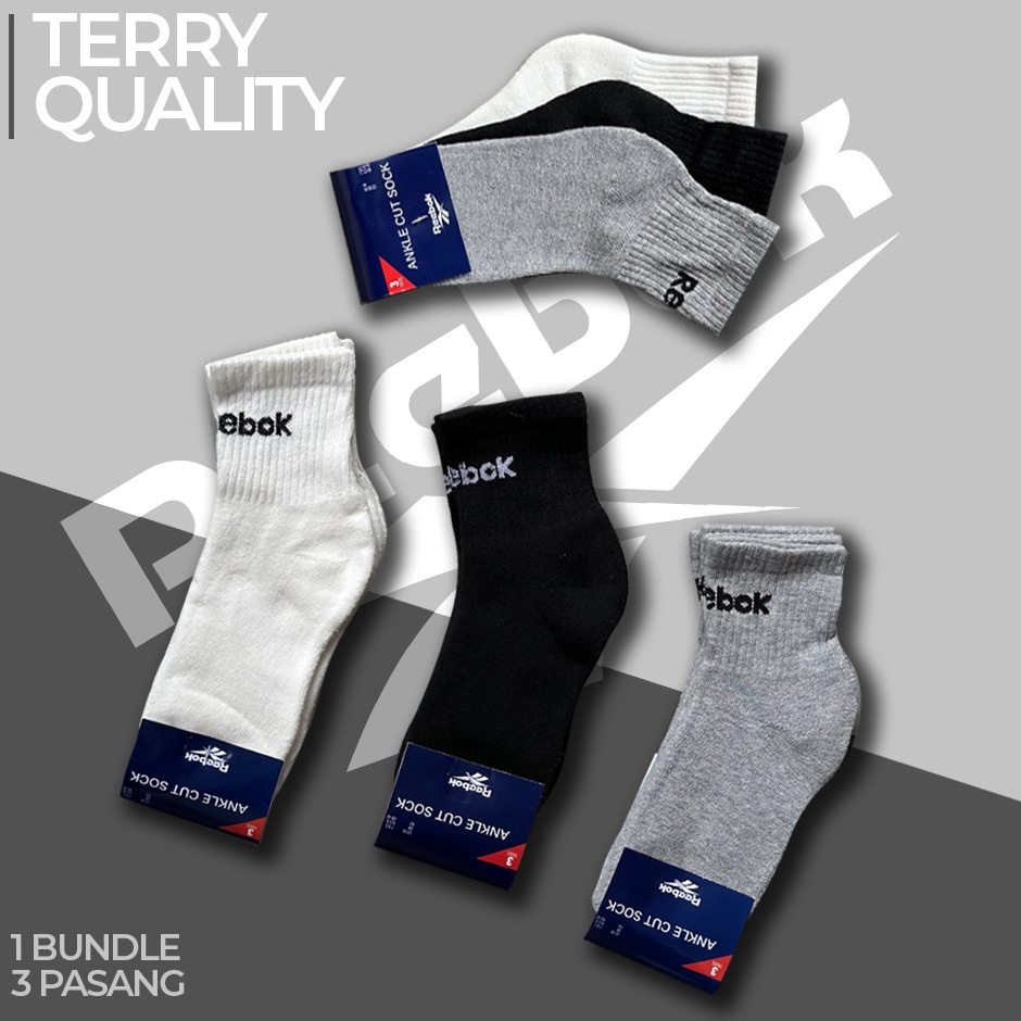 Promo Puas  KAOS KAKI RB KAOS KAKI REBOOK ORIGINAL BNWB KAOS KAKI REBOOK PANJANG KAOS KAKI REBOOK PR