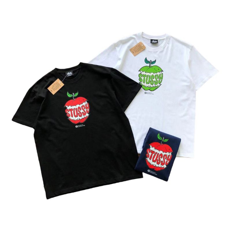 Stussy Apple - Kaos Stussy - Kaos Wanita