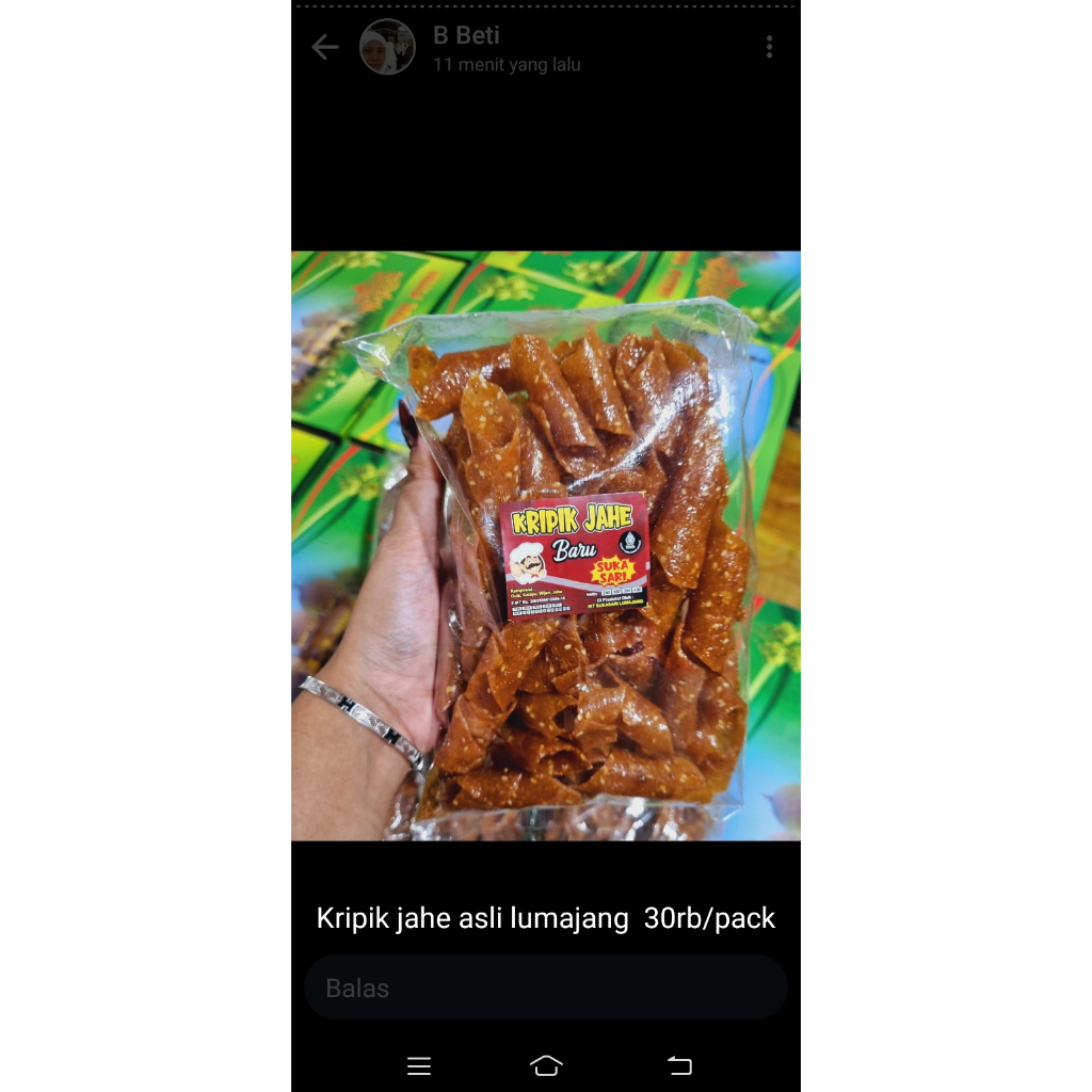 

Kripik jahe Lumajang