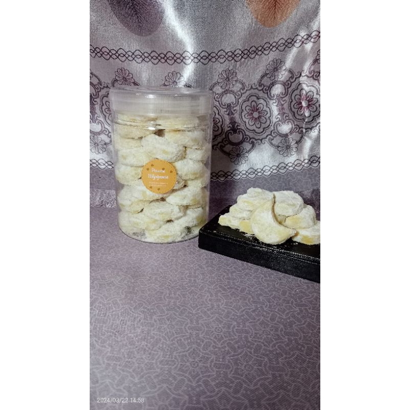 

cookies putri salju keju