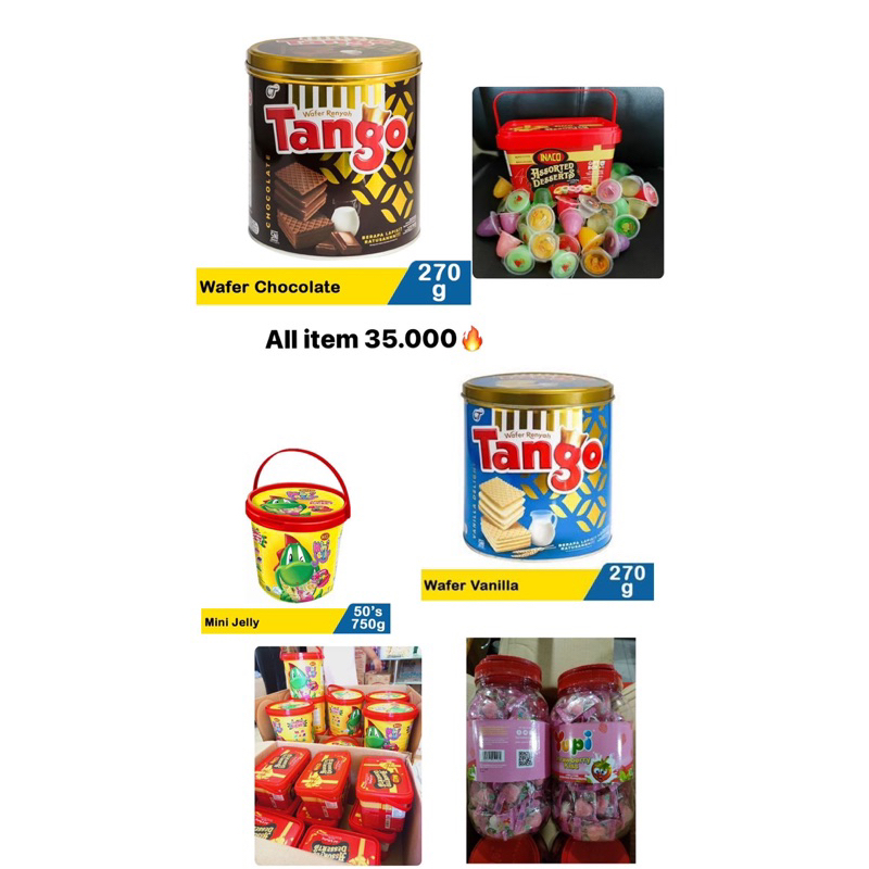 

flash sale tango inaco yupi