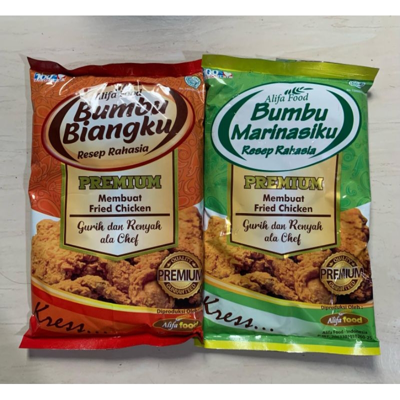 Alifa Food Paket Premium Bumbu Biang 600 gr Premium dan Marinasi 400 gr Premium