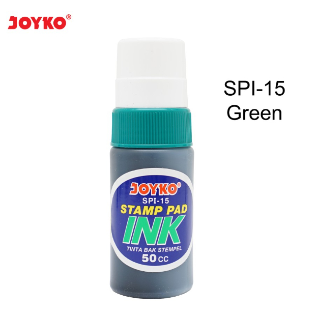 

Tinta Stempel Hijau Joyko Stamp Pad Ink Refill SPI-15 Satuan Grosir