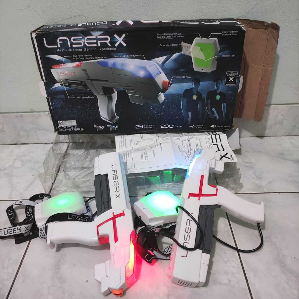 Mainan Tembak Laser X 2 Player Real Life Gaming Experience not nerf