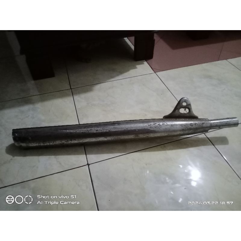 knalpot suzuki FR80 slincer knalpot tabung knalpot kenalpot mufler perut knalpot suzuki fr80 NOS law