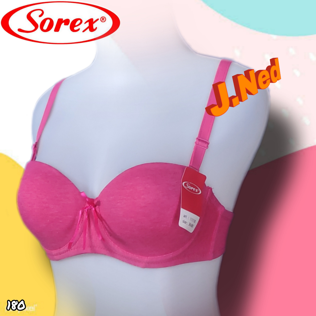 A180 Sorex Bh/Bra Busa Tipis Ada Kawat Dua Pengait Size 32-38 Cup A
