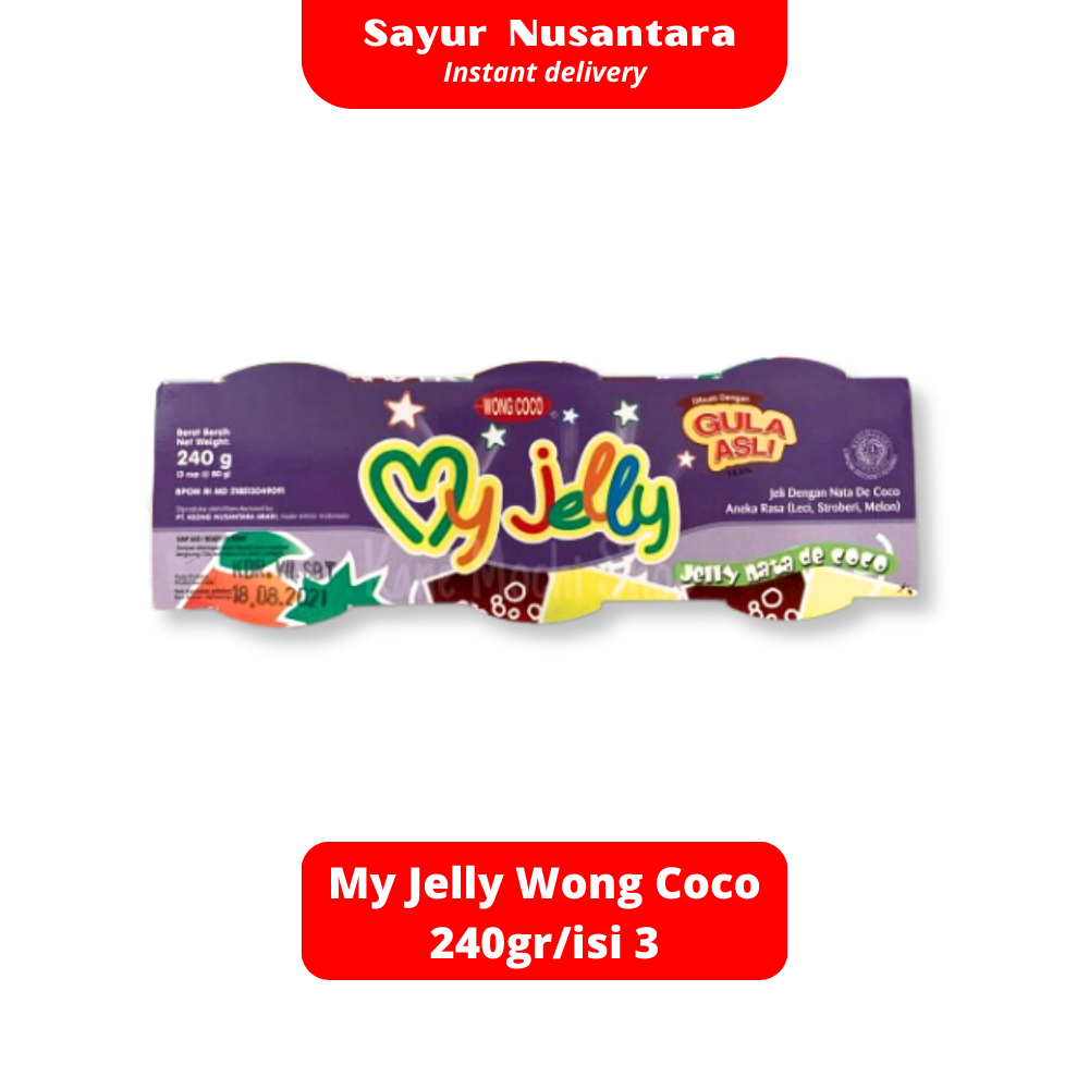 

My Jelly Isi 3 Wong Coco 240gr - Sayur Nusantara