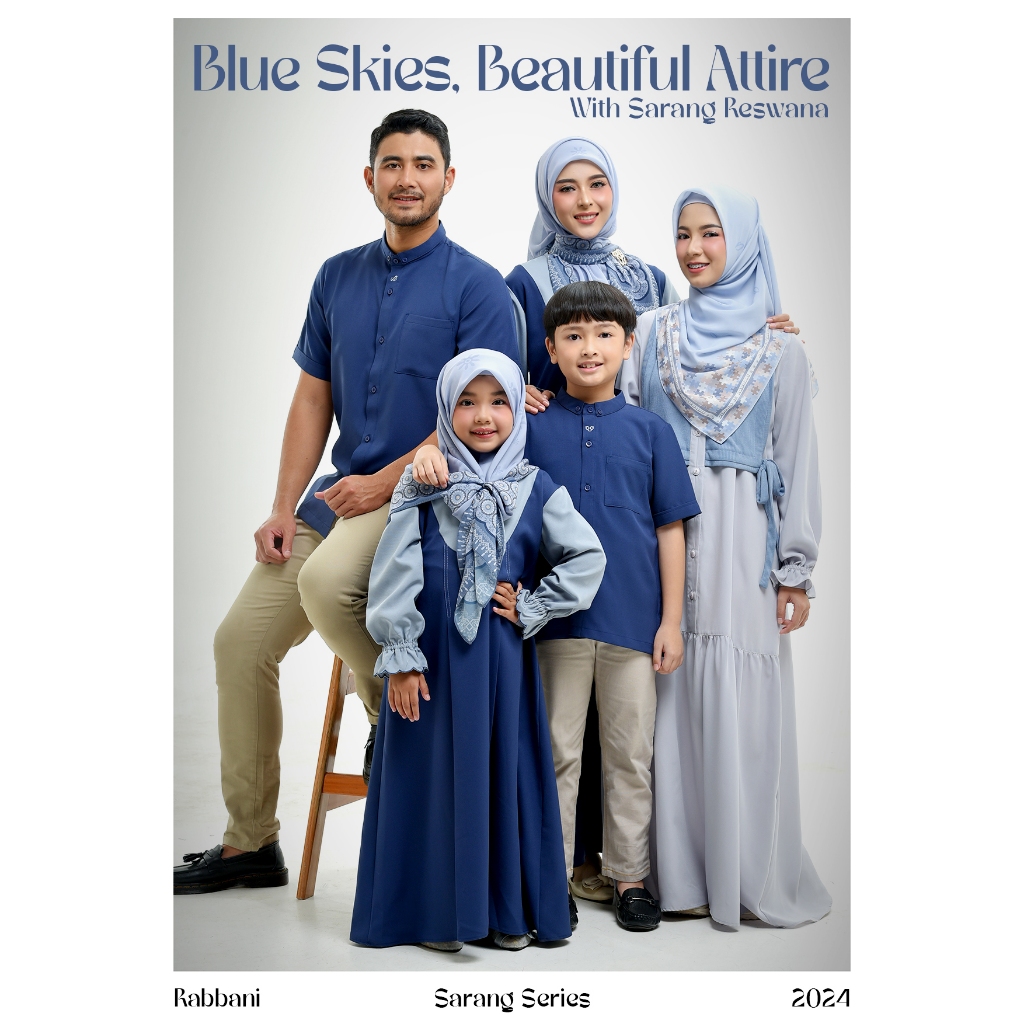 Gamis Kemko Dewasa Sarang Reswana | Sarimbit keluarga | Sarimbit Couple keluarga | Baju Couple kelua