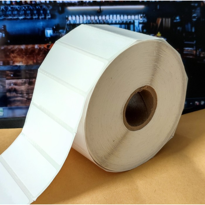 

ETIKET LABEL SEMICOATED 55x20 ISI 2000PCS STIKER BARCODE 55 X 20