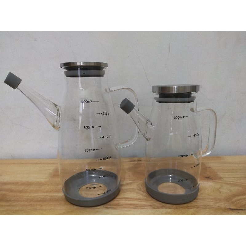 Teko Kaca Borosilicate 1Liter / Tea Pot Kaca / Pitcher Kaca 1 Liter / Water Jug Kaca 1 Liter / Teko 