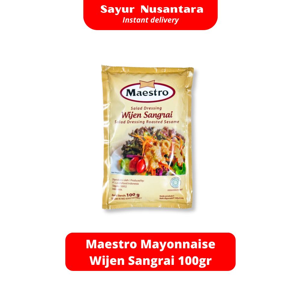 

Maestro Mayonaise Wijen Sangrai 100gr - Sayur Nusantara