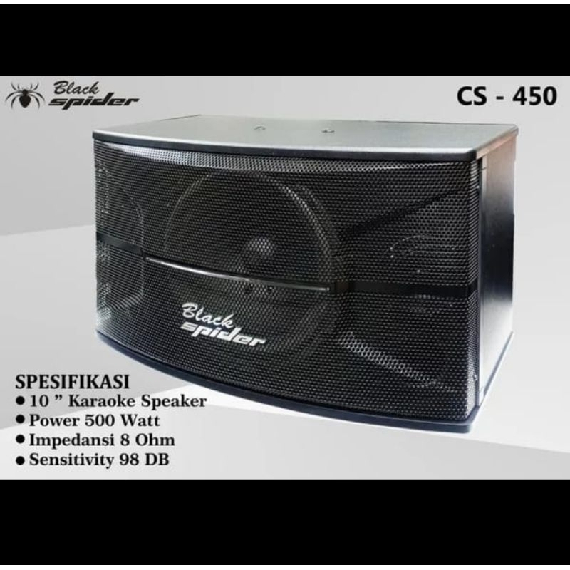 Speaker pasif Blackspider cs450 cs 450 professional