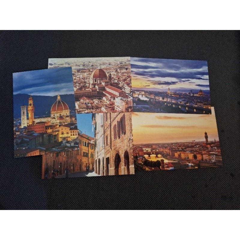 

kartu pos pemandangan firenze, italia/italy postcard