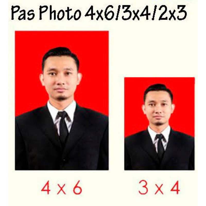 Cetak pas foto 4x6 3x4