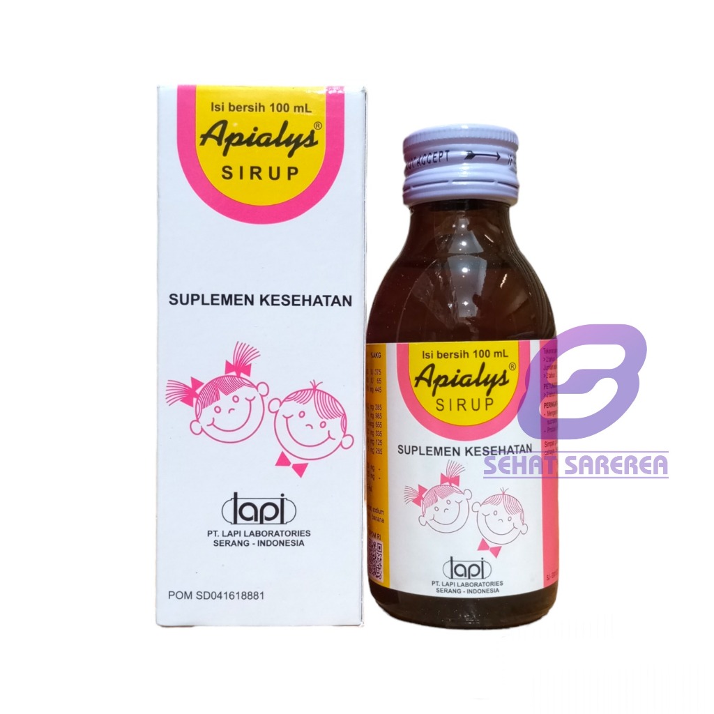 Apialys sirup / apialys syrup 100ml suplemen / vitamin
