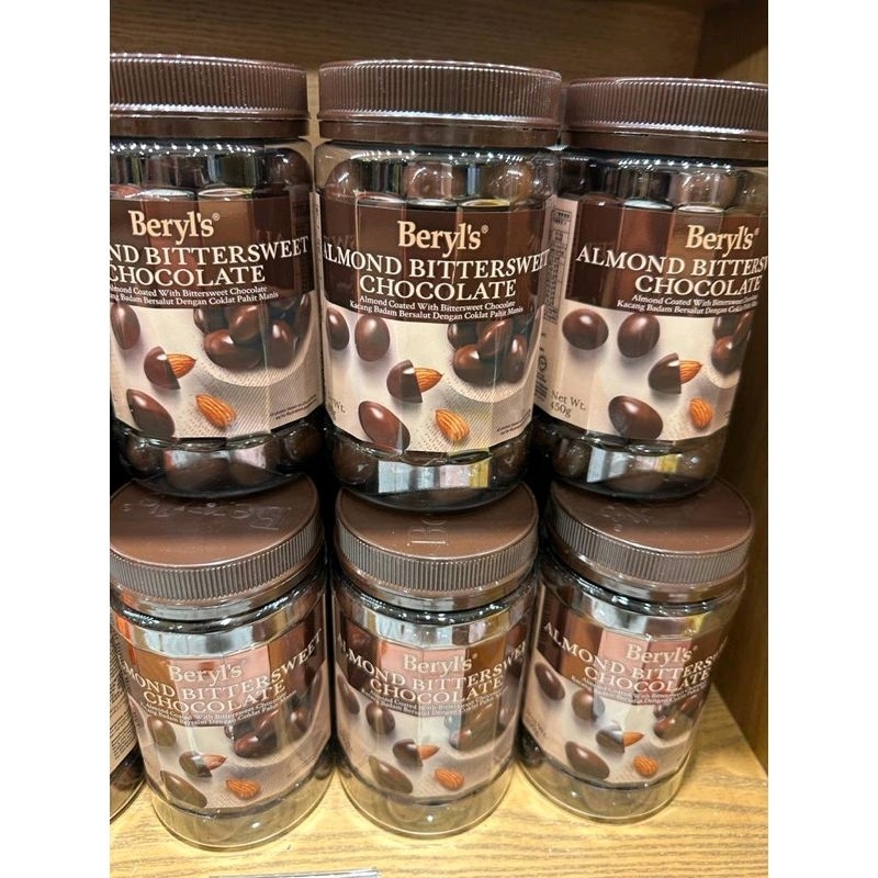 

cokelat Beryl's Bittersweet Almond chocolate (450 gram)