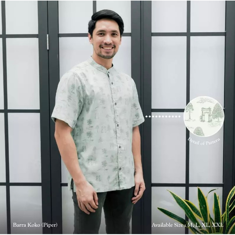 Little Palmerhaus - Barra Koko (Baju Koko Pria Dewasa) - Piper size M