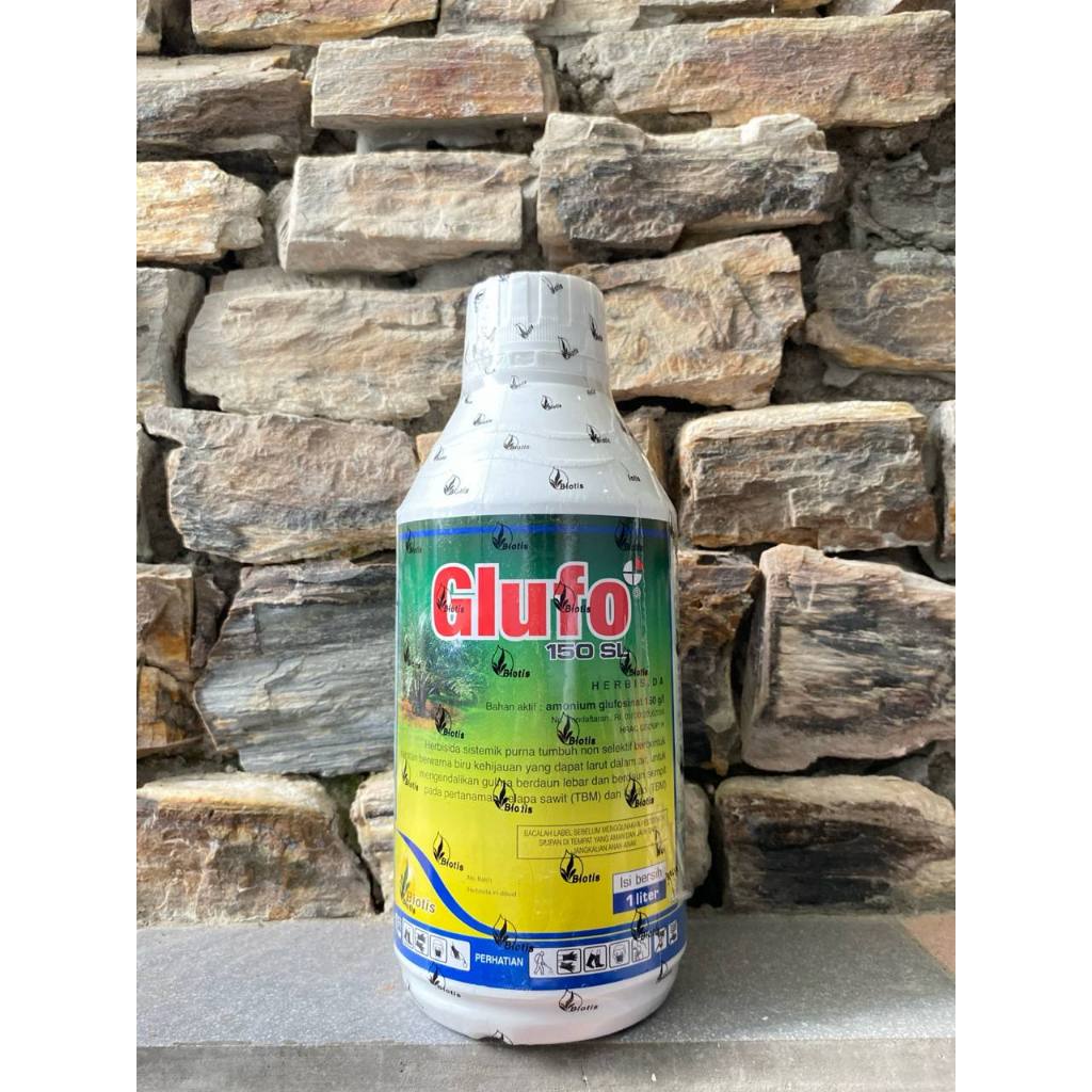 HERBISIDA GLUFO 150 SL 1 LITER 1 LT OBAT RUMPUT LULANGAN BIOTIS