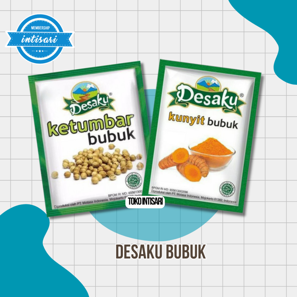 

Desaku Bubuk Bumbu Dapur Instant Ketumbar Kunyit (LEMBAR)