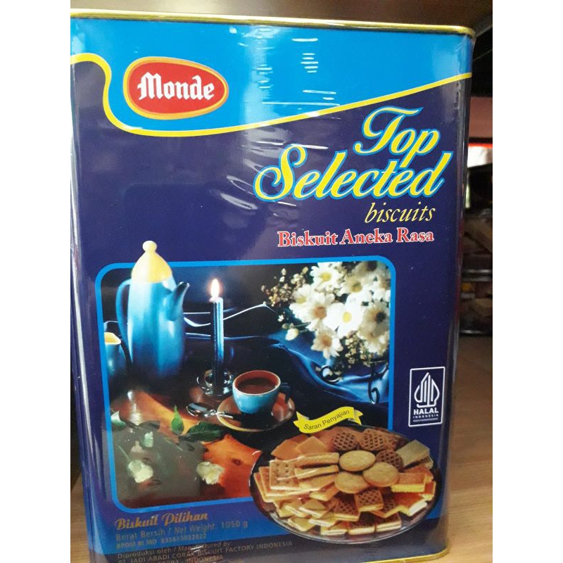 

Monde Top Selected Biscuits/Biskuit Aneka Rasa Monde 1050gr