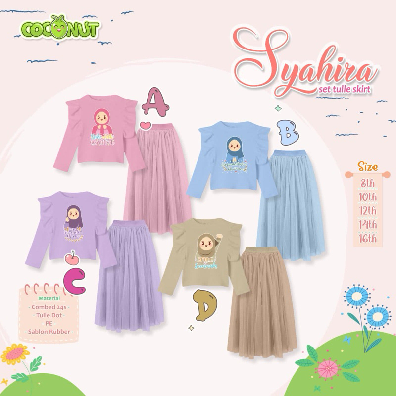 Setelan Rok Tutu/Rok Tile Anak Remaja Perempuan