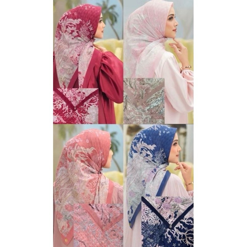 Jilbab Buttonscarves Mermaid