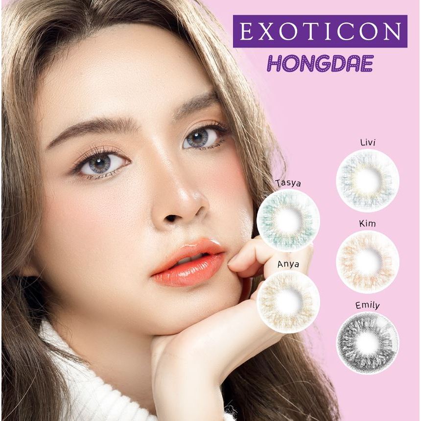 SOFTLENS X2 HONGDAE MINUS TERMURAH DIAMETER 14,2MM BY EXOTICON